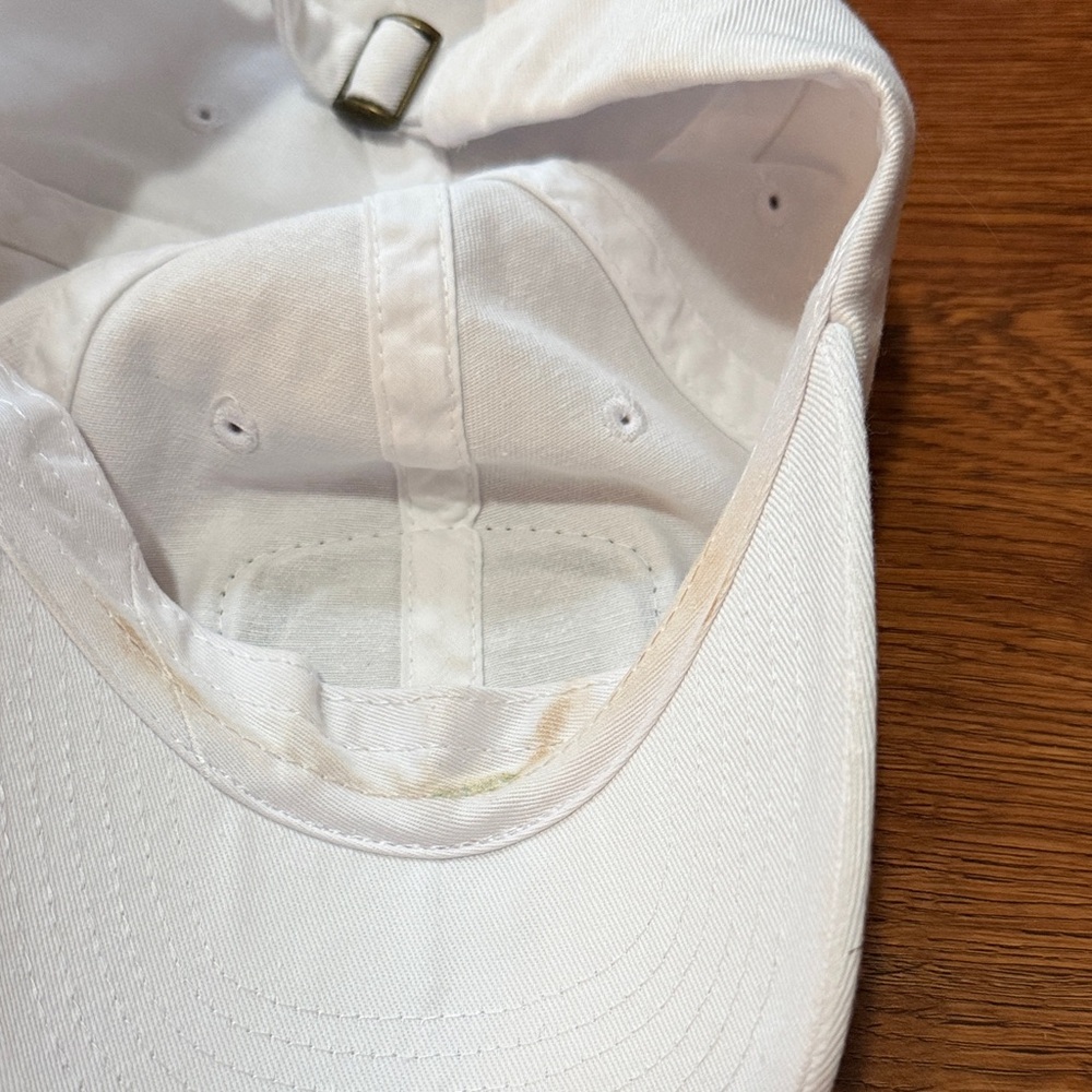White Baseball Cap with 813 Patch - Picture 4 of 4
